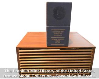 The Franklin Mint History of the United States Bronze Medal Collection Special Solid Bronze Edition