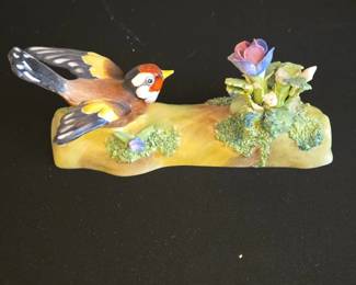 Crown Staffordshire Goldfinch Figurine by J.T. Jones