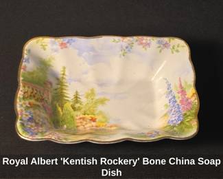 Royal Albert Kentish Rockery Bone China Soap Dish