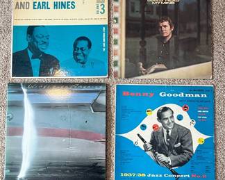 Vintage Jazz and Rock Vinyl Record Collection LPs