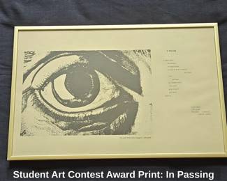 Student Art Contest Award Print In Passing