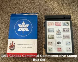 Canada Centennial Commemorative Stamp Box Set