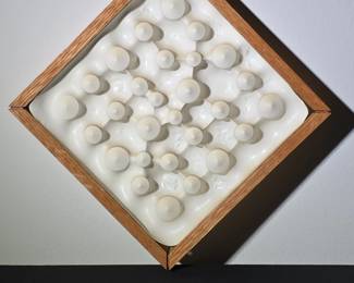 MidCentury Abstract Relief Wall Sculpture by JB,
