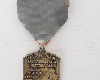 Virginia Band Orchestra Directors Association Solo Ensemble Medal Grade