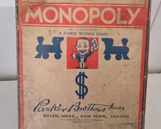 Vintage Parker Brothers Monopoly Game c.