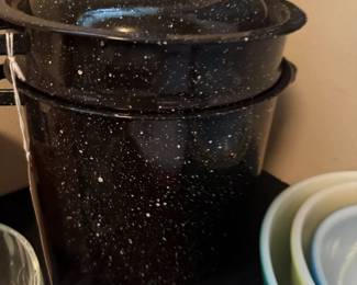 Speckled Enamel Stockpot