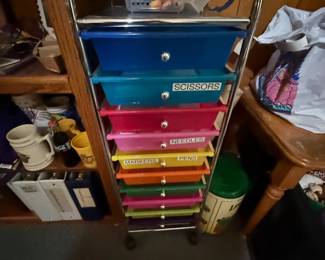 Rolling Craft Cart