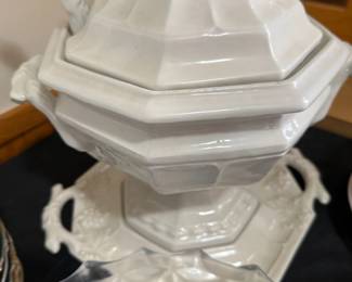 White Ceramic Tureen