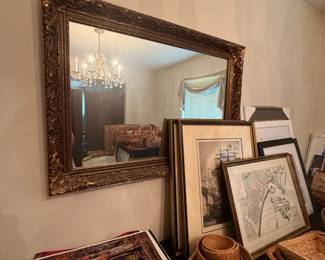 Gold Framed Mirror