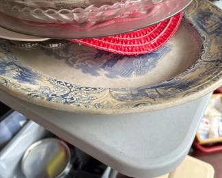 Transferware Platter