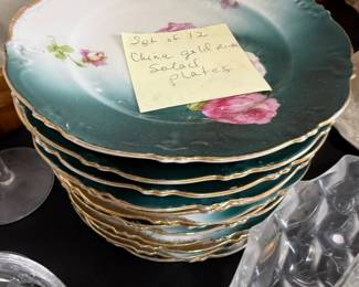 Rose China Salad Plates