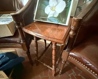 Wood Side Table