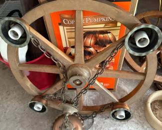Wagon Wheel Chandelier