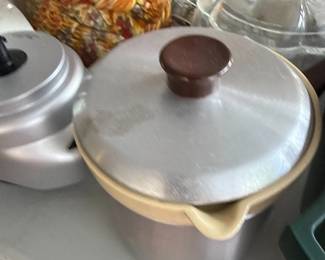 Aluminum Lidded Pitcher