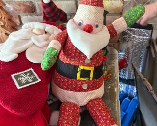 Fabric Santa Doll