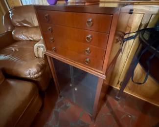 Mahogany Drawer Cabinet