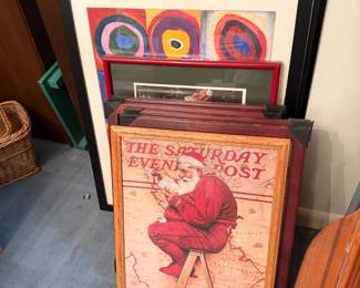 Rockwell Santa Print