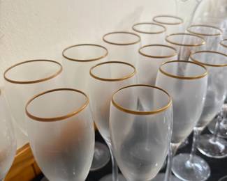 Gold Rim Flutes
