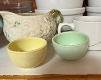 Shamrock Creamer Bowls