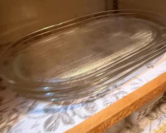 Glass Oval Platter