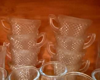 Pressed Glass Punch Cups