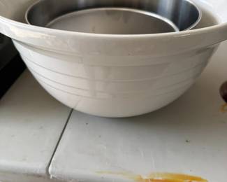 White Mixing Bowl