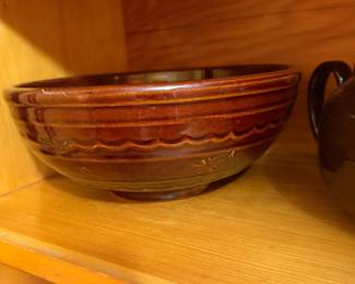 Brown Stoneware Bowl