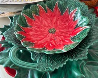 Poinsettia Platter