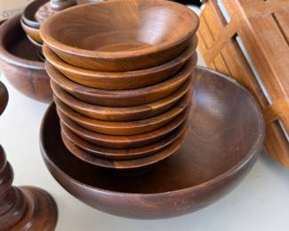Teak Salad Bowls