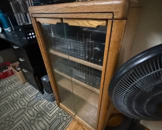 Oak Curio Cabinet