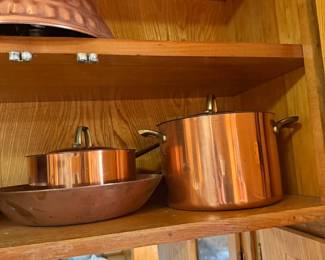 Copper Cookware Set