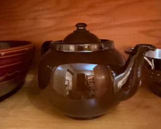 Brown Ceramic Teapot