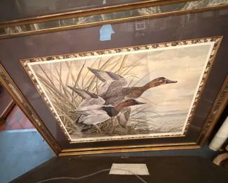 Duck Print Framed
