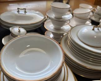 Gold Rim China Set