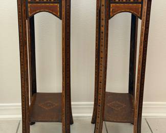 Pair MOP Inlaid tables