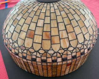 Vintage Tiffany style floor lamp shade