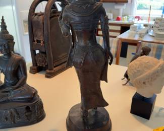 Bronze temple Goddess