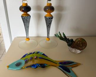 Signed art glass