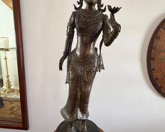 Bronze Temple Goddess
