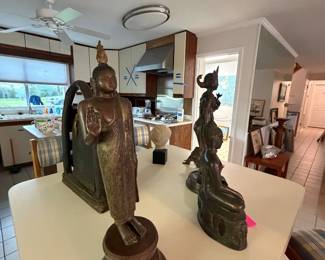 Contemplating Buddha bronze