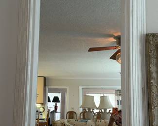 Large White coastal mirror