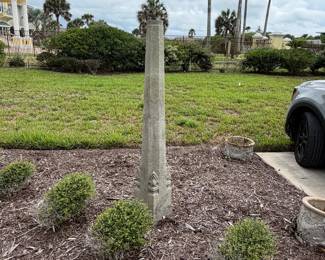 Concrete obelisk?