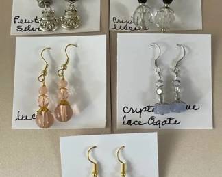 BBS102 - Myrna Lee Chang Lucky Neko & Other Assorted Vintage Earrings