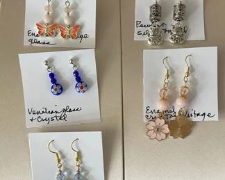 BBS048 - Myrna Lee Chang Lucky Neko & Other Assorted Cute Earrings