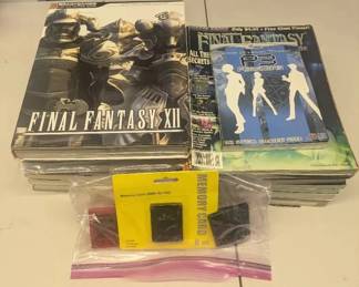 BBS552 - Final Fantasy And Misc Video Game Book Collection