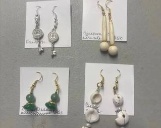 BBS150 - Myrna Lee Chang Lucky Neko & Other Assorted Vintage Earrings