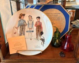 Normal rockwell plates. Set of 4 with original boxes and plastic packaging