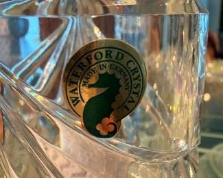 waterford vase sticker