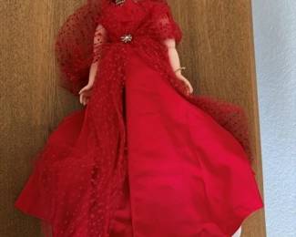 full front Mme Alexander Cissy doll with replica dress