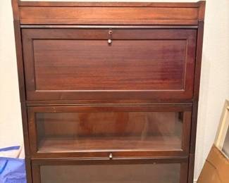 antique barrister/secretary desk-closed